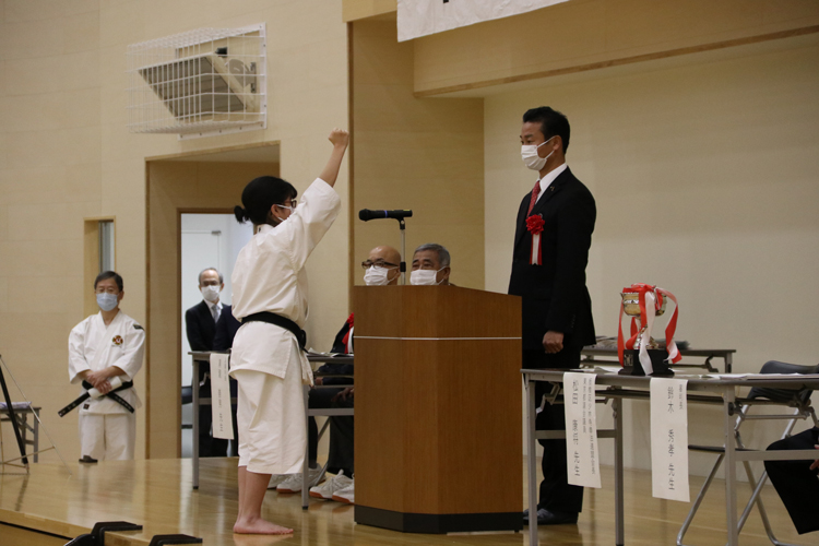 第７５回板橋区民体育大会第５０回少林寺拳法演武競技会の写真